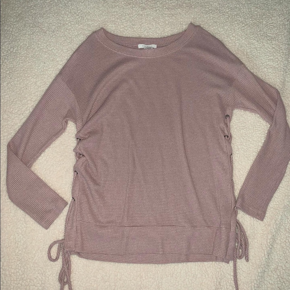Pink, braided, light weight, boutique top
